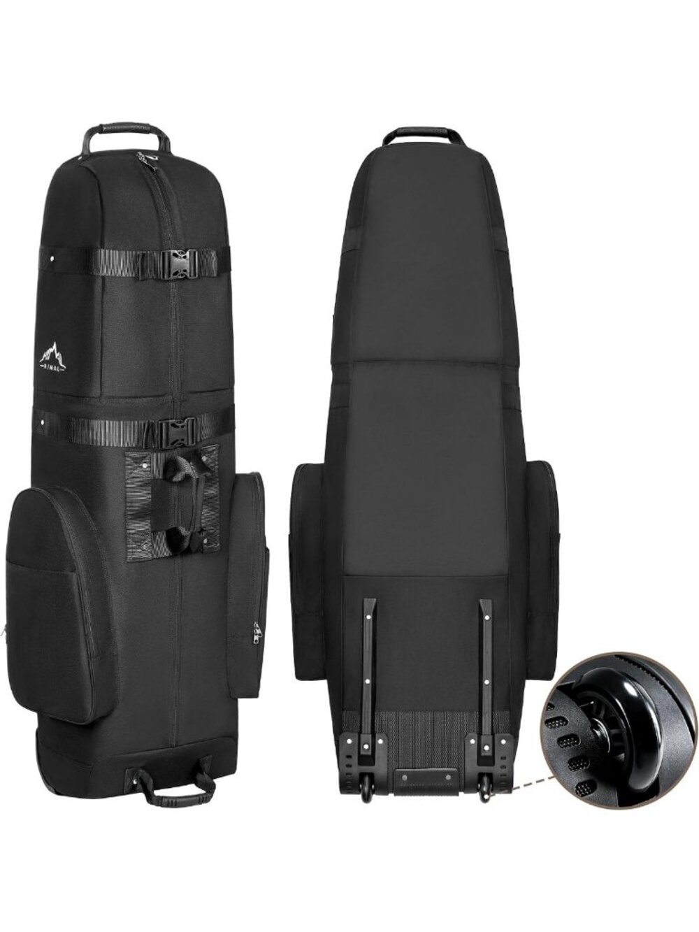 Durable Golf Travel Bag - Heavy Duty 600D Polyester, Wear-Resistant Design